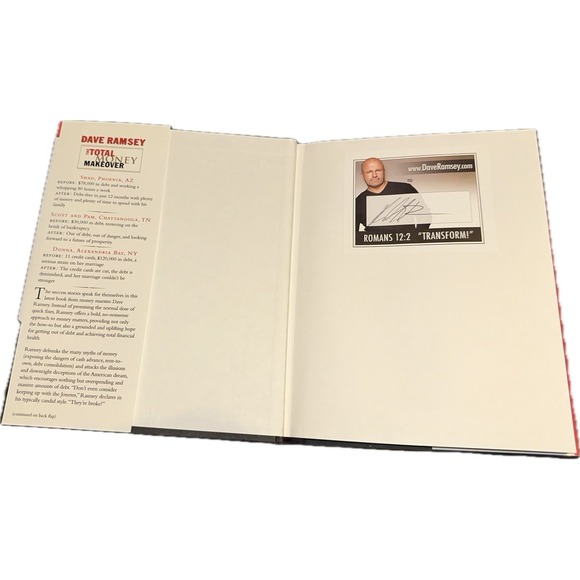 "The Total Money Makeover" - Dave Ramsey Signed Autographed Book - Picture 2 of 6